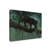 Trademark Fine Art Harro Maass 'Black Jaguar Stalking' Canvas Art, 14x19 ALI35669-C1419GG